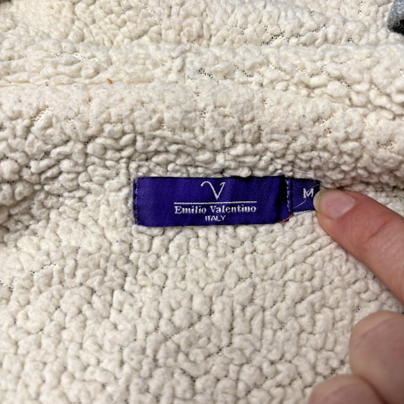 Emilio Valentino Italy Grey Logo Hoodie Medium - Picture 11 of 12